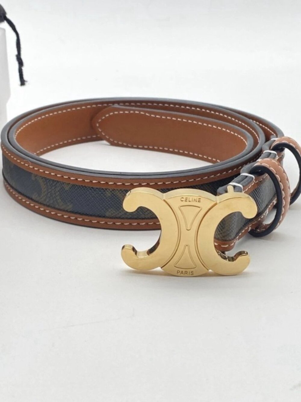 Celine Triomphe Belt 25mm 95cm